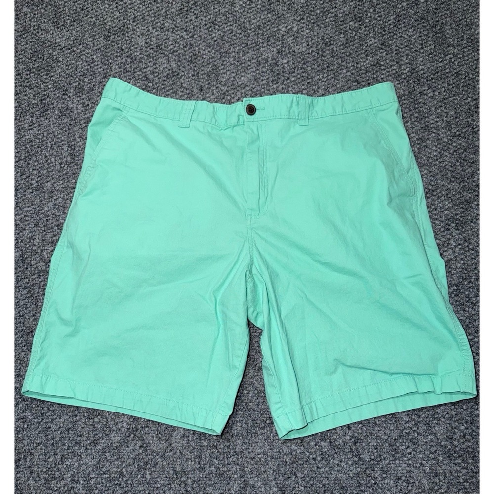 Magellan Outdoors Chino Shorts‎ Green Cotton Button Pockets Men's Size 40